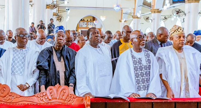 Ondo: Tinubu, Governors, top officials, others attend funeral, bid Rotimi Akeredolu goodbye