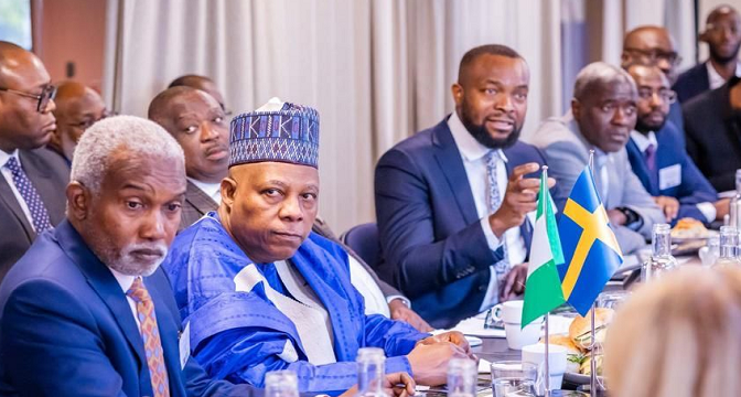 Nigerian Economy: VP Shettima explores telecoms, transport solutions with investors in Sweden