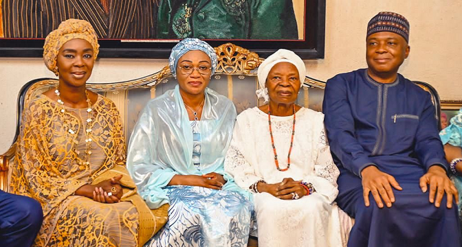 First Lady Tinubu mourns late Adekunle Ojora, visits family in Lagos